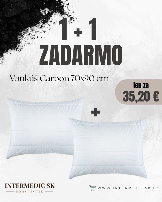 😴 Spánok bez stresu? Máme riešenie! Predstavujeme vám vankúš Antistress Carbon 70×90 cm, ktorý vás odpojí od napätia. ⚡✨...